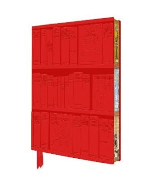 Bookshelves Artisan Art Lined Notebook