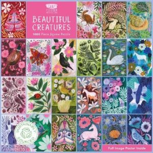 Lee Foster-Wilson: Beautiful Creatures: 1000-pieces. Ethical, Sustainable, Earth-friendly
