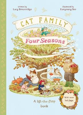 Cat Family Four Seasons: A Lift-the-Flap Book (with over 140 flaps)