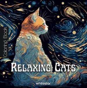 Relaxing Cats: Colouring Book