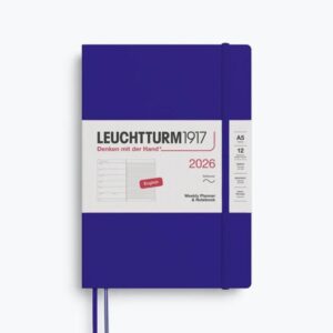 Weekly Planner & Notebook Ink Softcover Ruled A5 2026